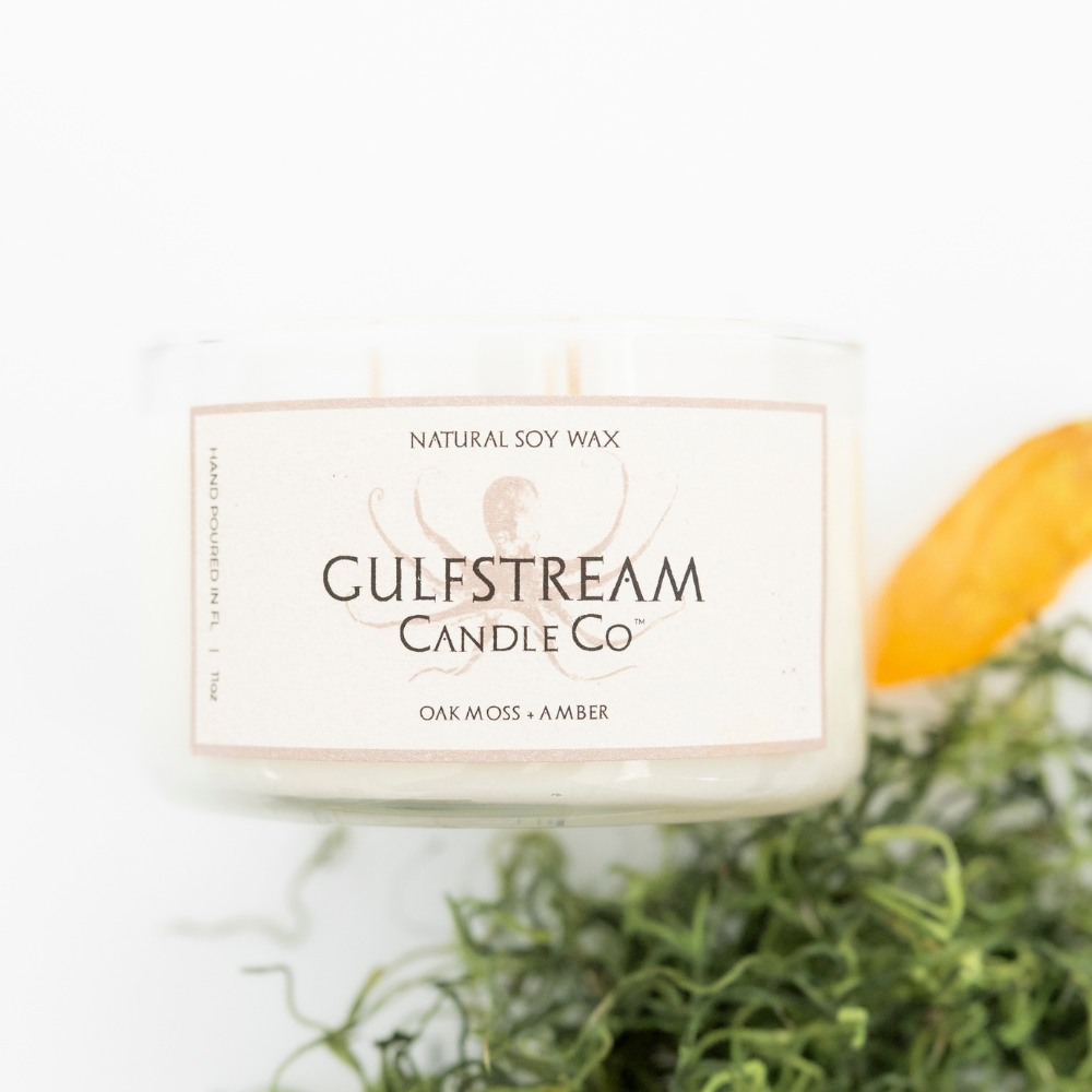 Oakmoss + Amber Soy Candle
