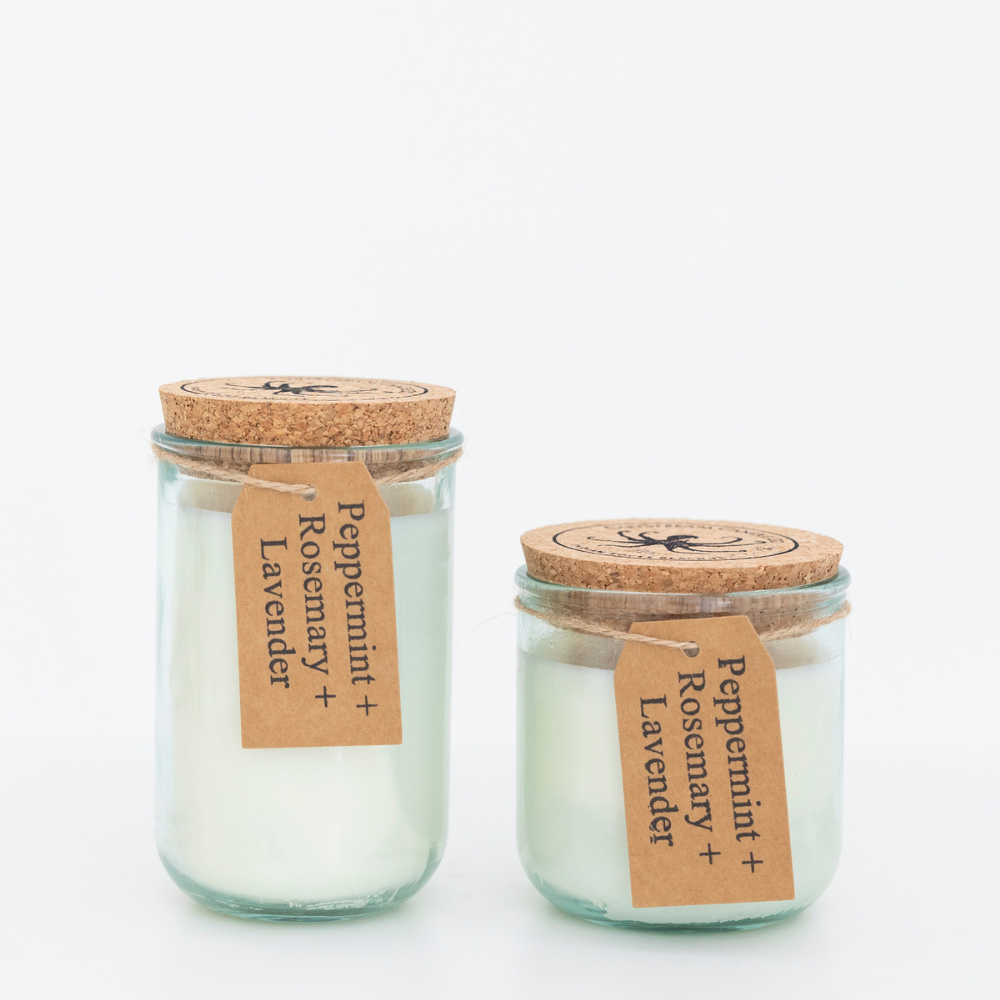 Peppermint + Rosemary + Lavender Therapeutic Soy Candle