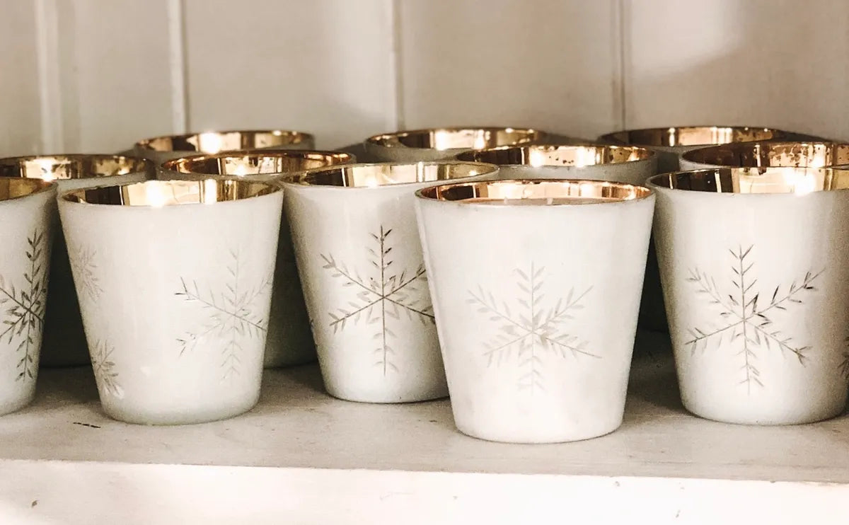 Snowflake Candle