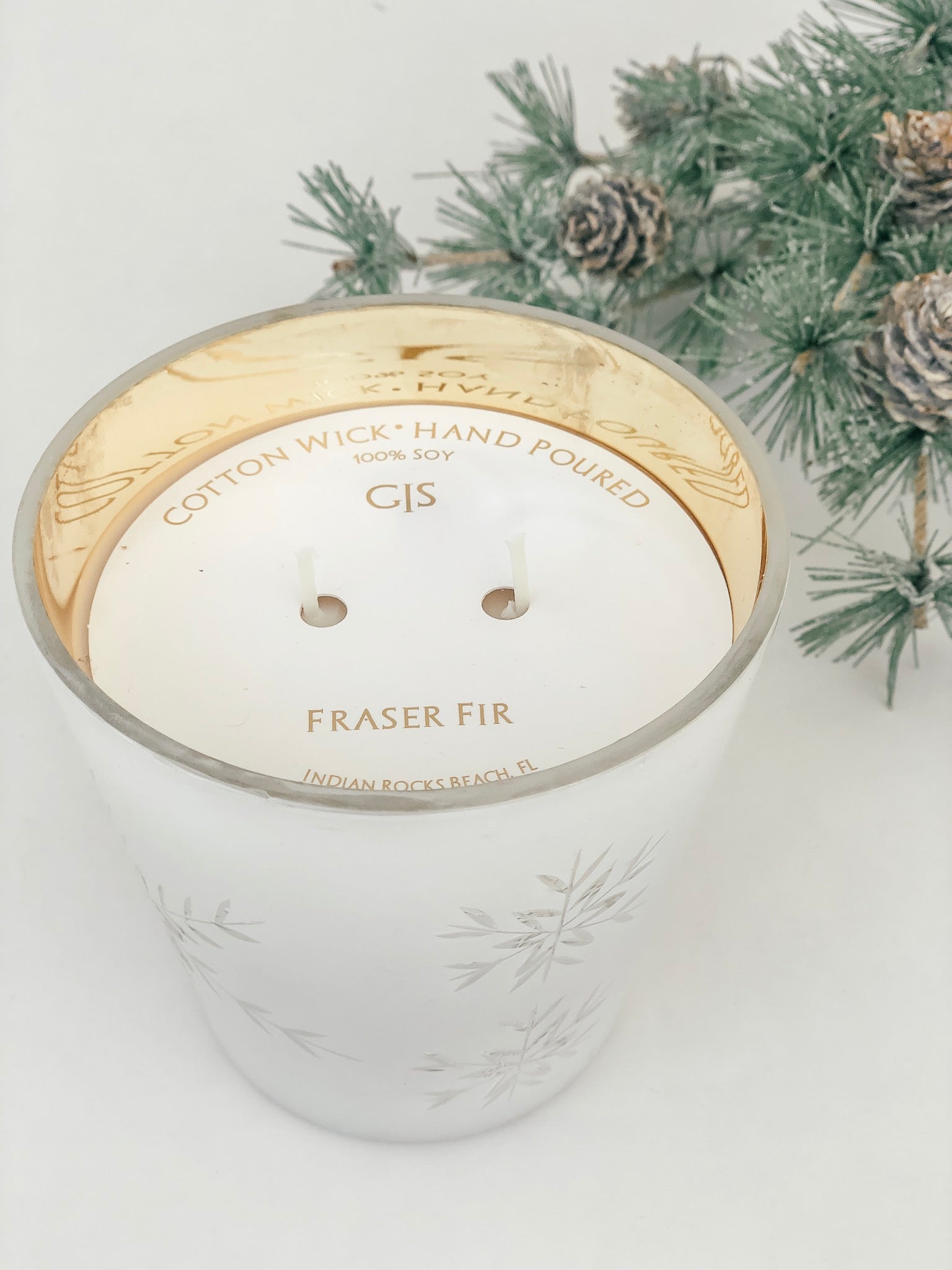 Snowflake Candle
