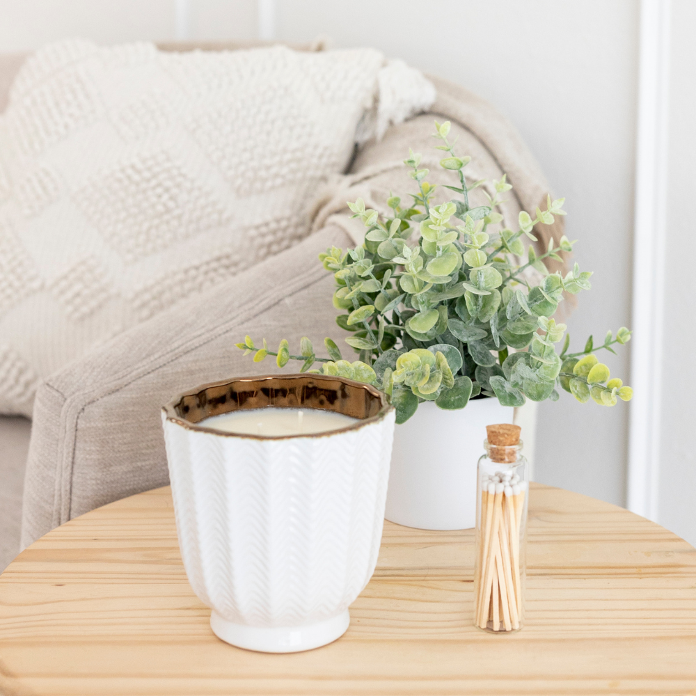 Chevron Seasonal Candle
