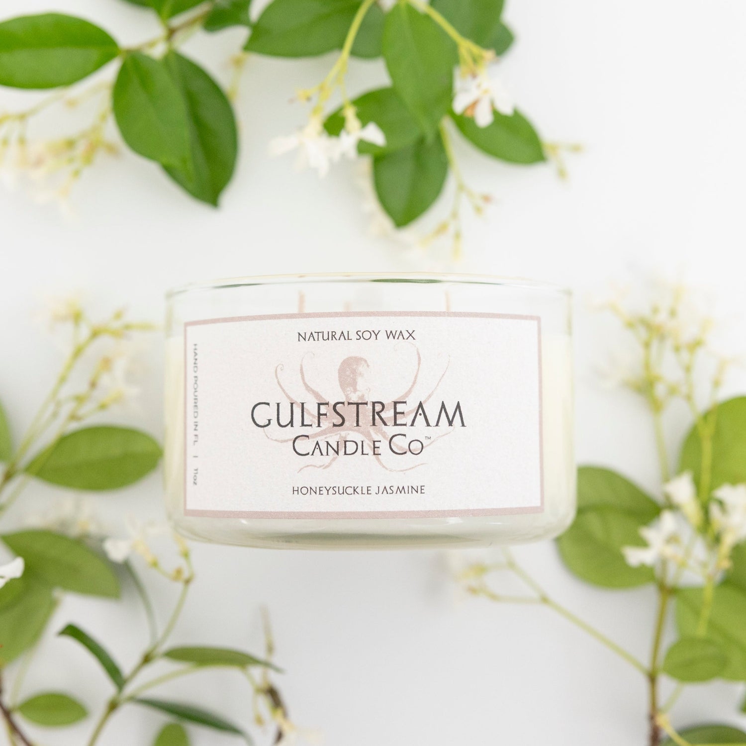 Honeysuckle Jasmine_Soy Candle_Gulfstream Candle