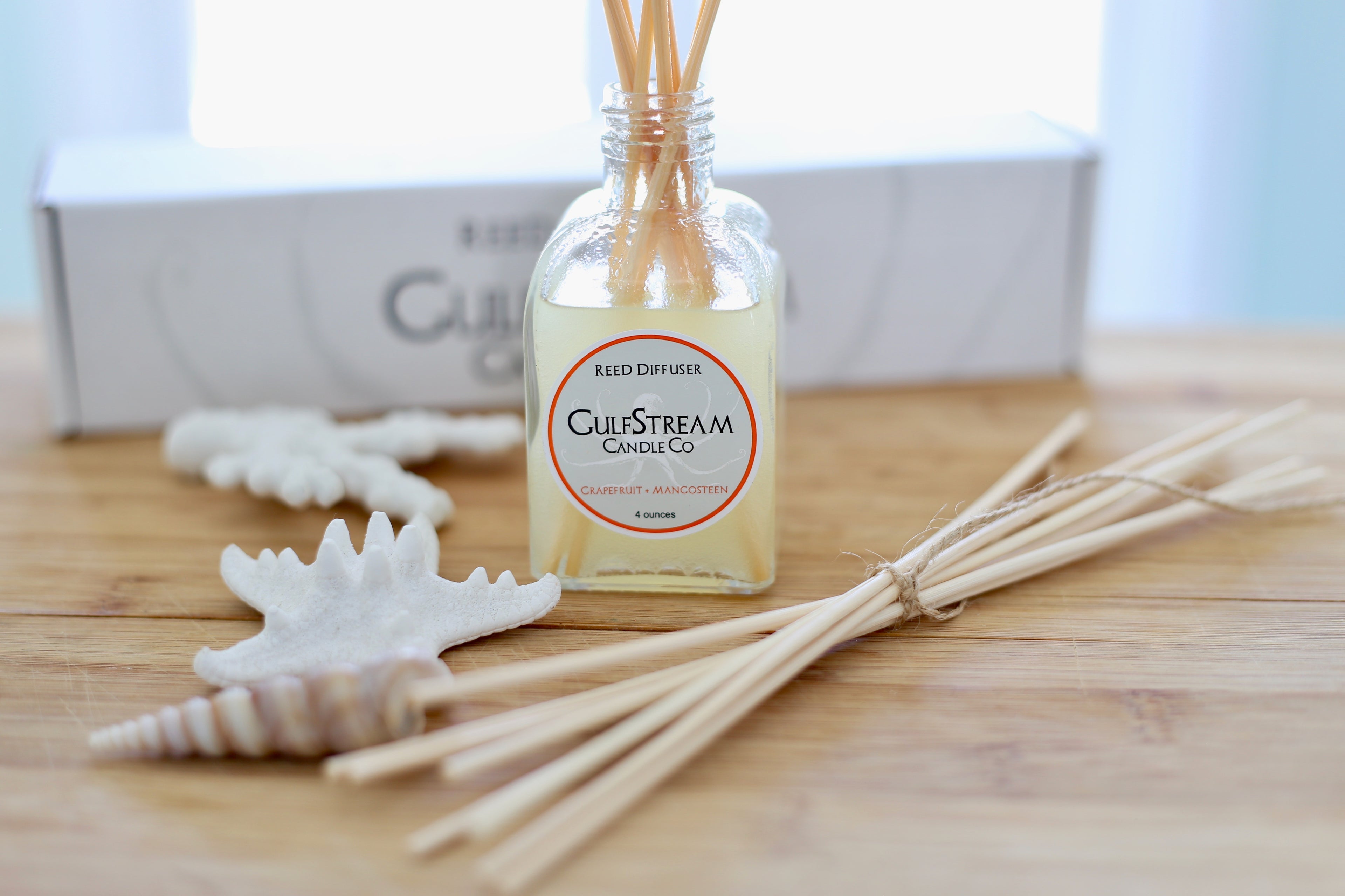 Grapefruit + Mangosteen Reed Diffuser