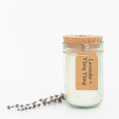 Lavender + Ylang Ylang Therapeutic Soy Candle