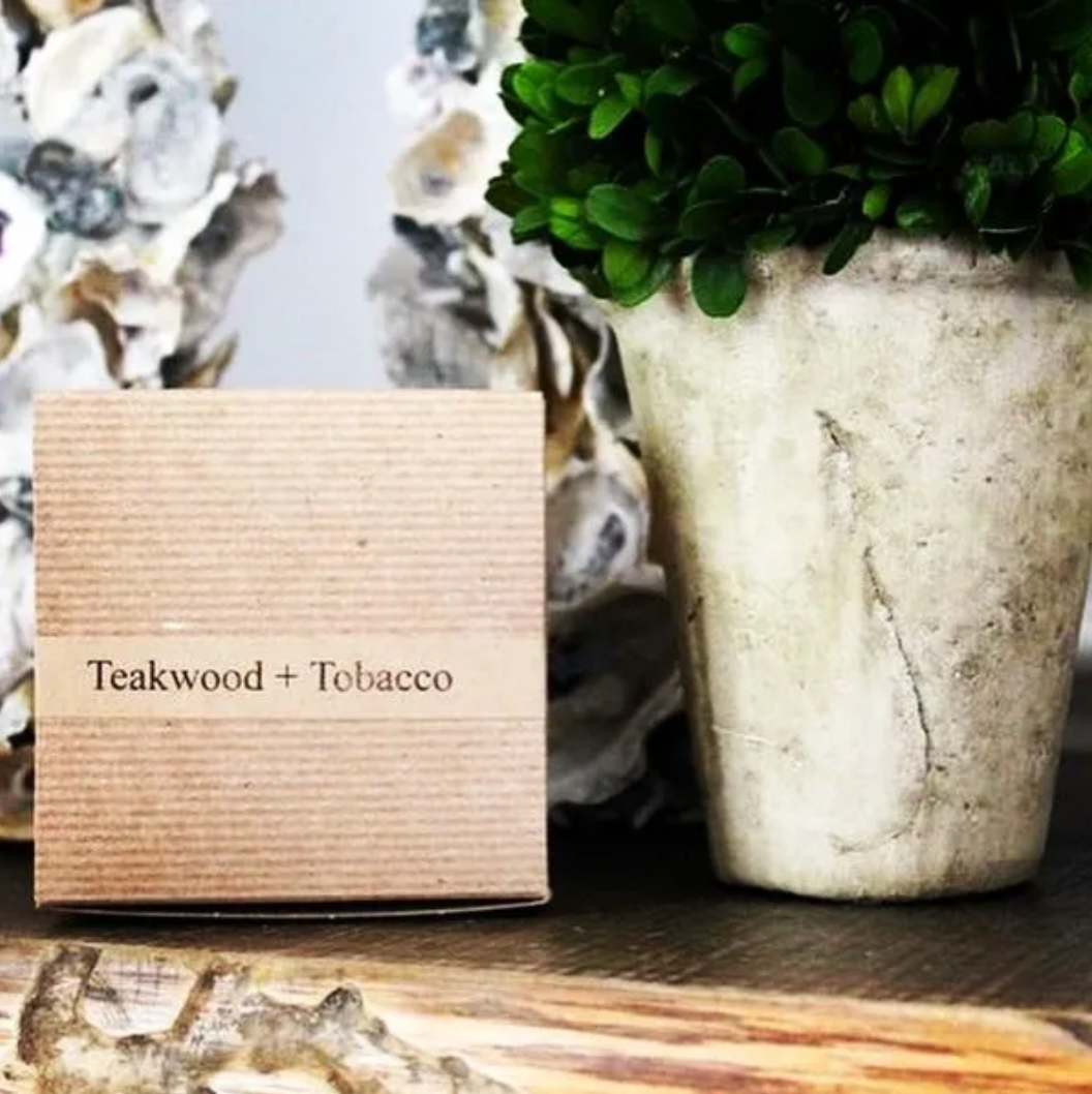 Teakwood + Tobacco Soy Candle