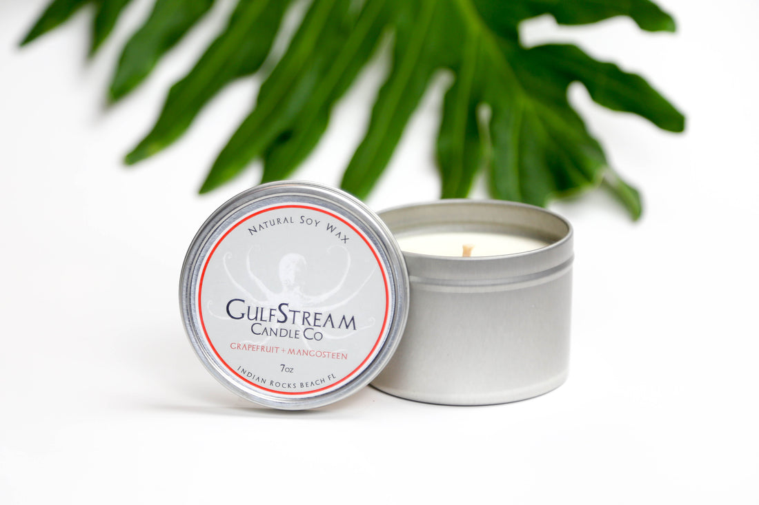 Grapefruit + Mangosteen Soy Candle